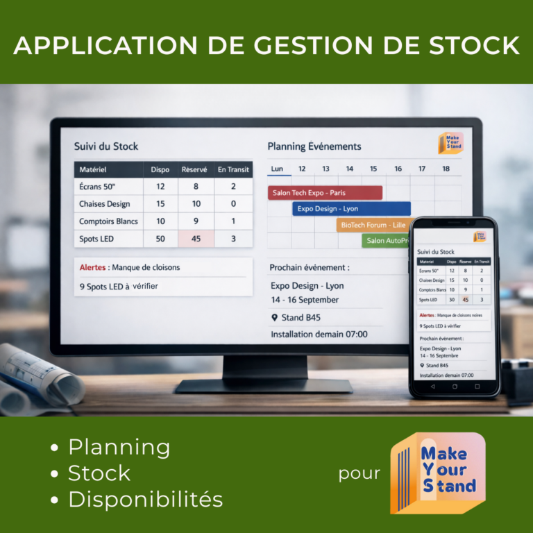 Application sur-mesure pour Make Your Stand